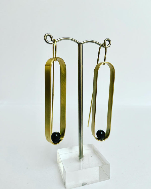 Elongated Mod Earrings