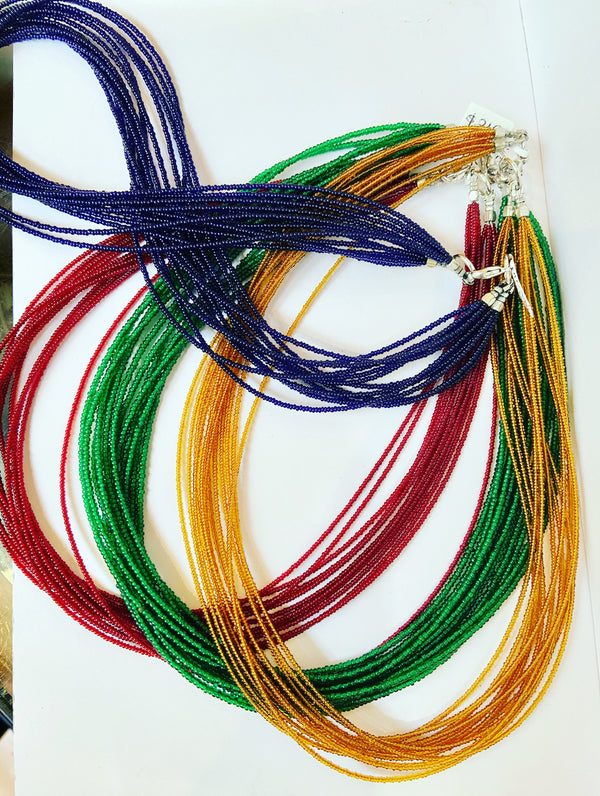 Murano Glass Fine 12 Strand Necklace