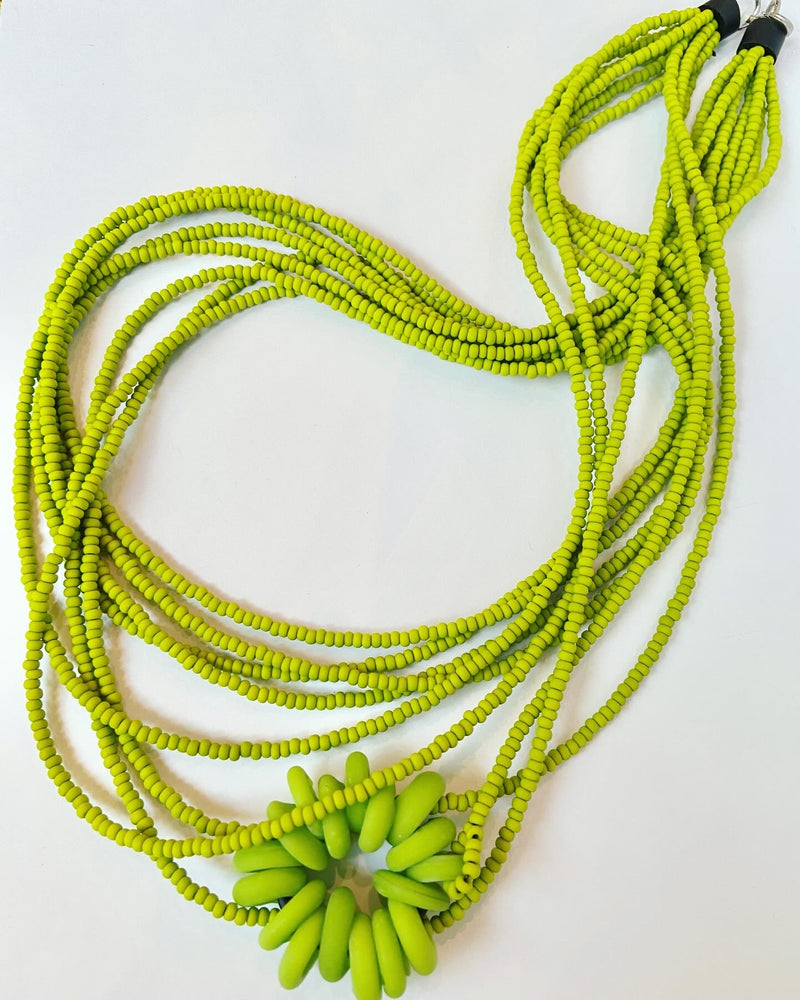 Murano Lime Necklace