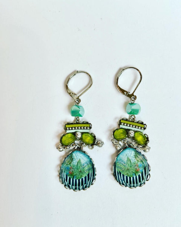 Ayala Bar Green Eden Earrings