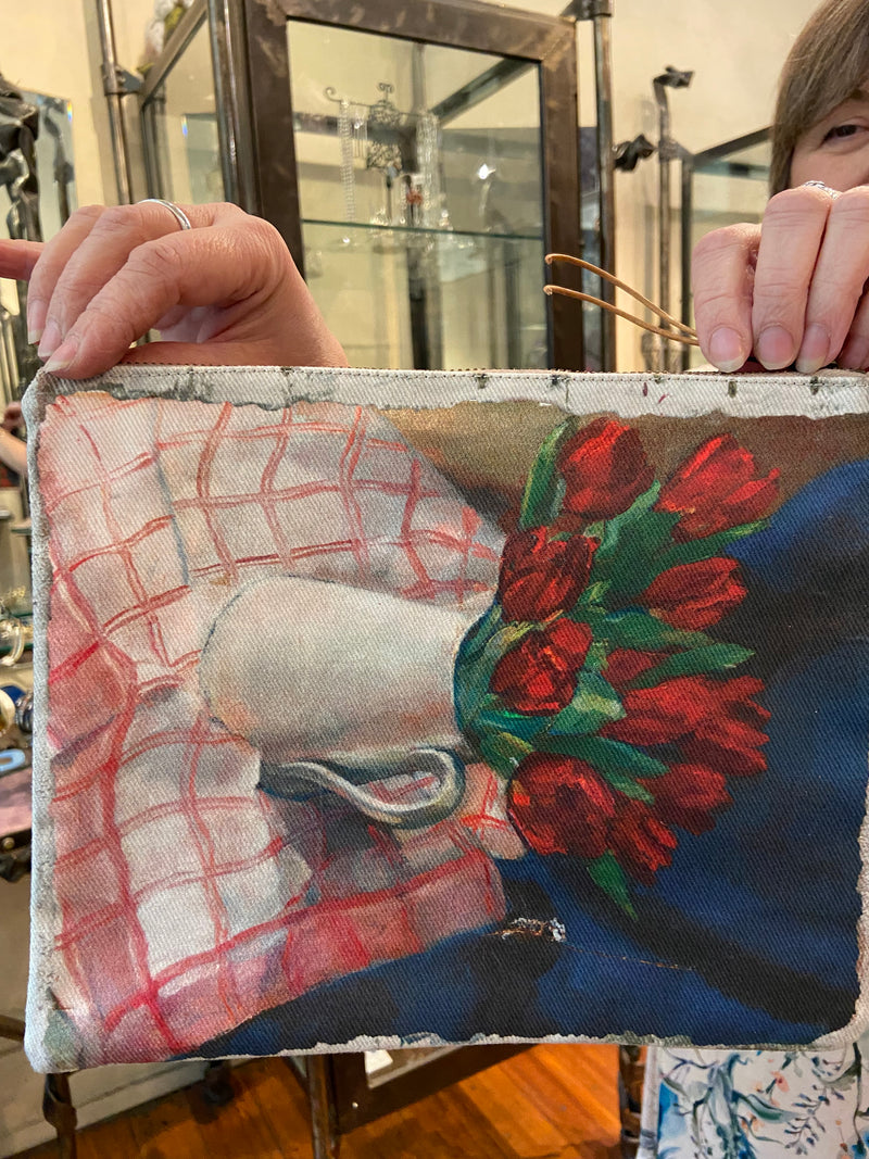 Handpainted Clutch - 3 designs