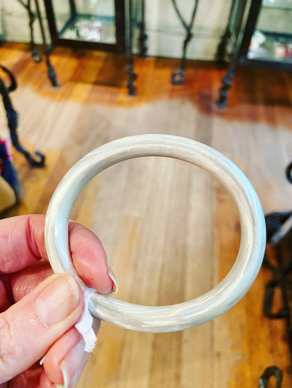 Satin Matt Sterling Silver Bangle