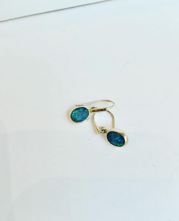 Opal Pale Blue Earrings