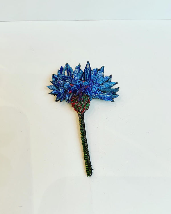 Cornflower Brooch