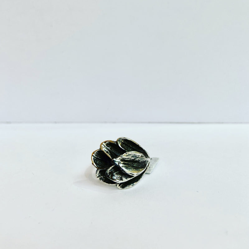 Layered Leaf Ring