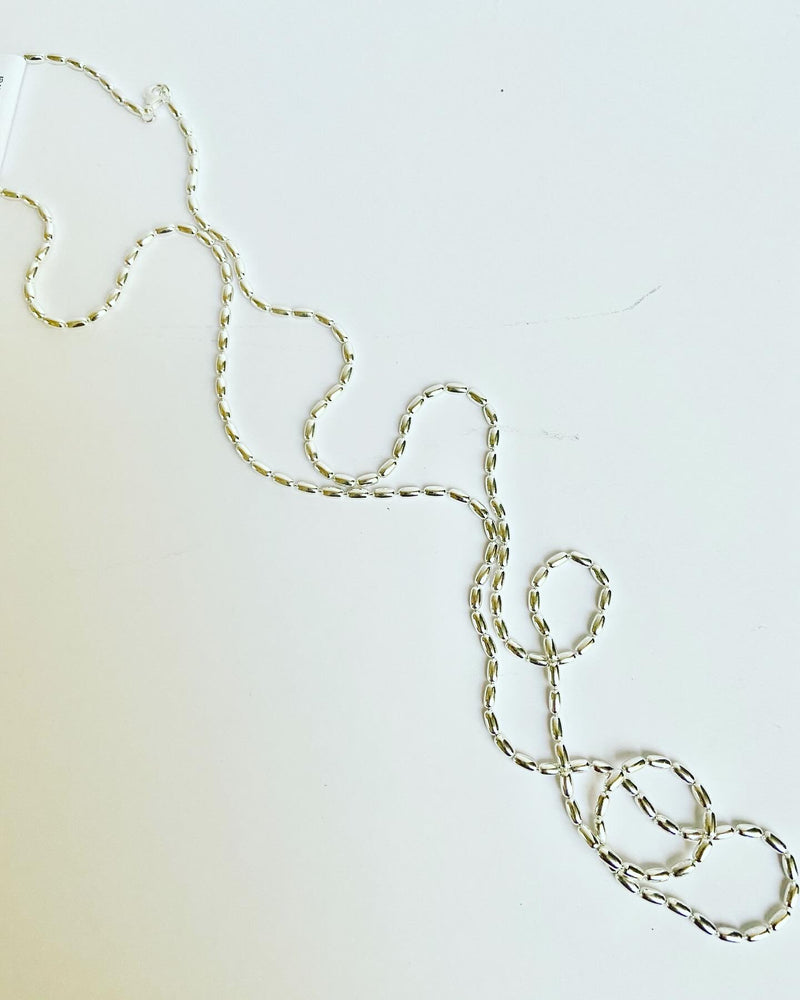 Sterling Silver Oval Ball Chain