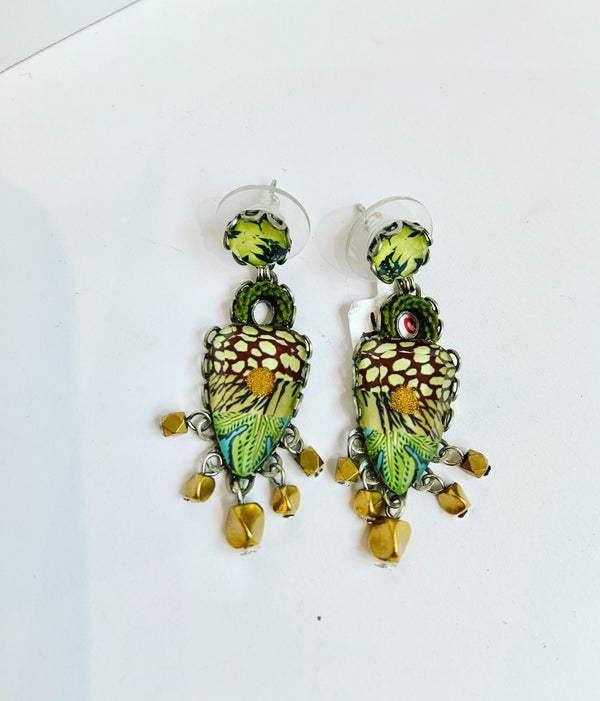Ayala Bar Vintage Green Earrings-small
