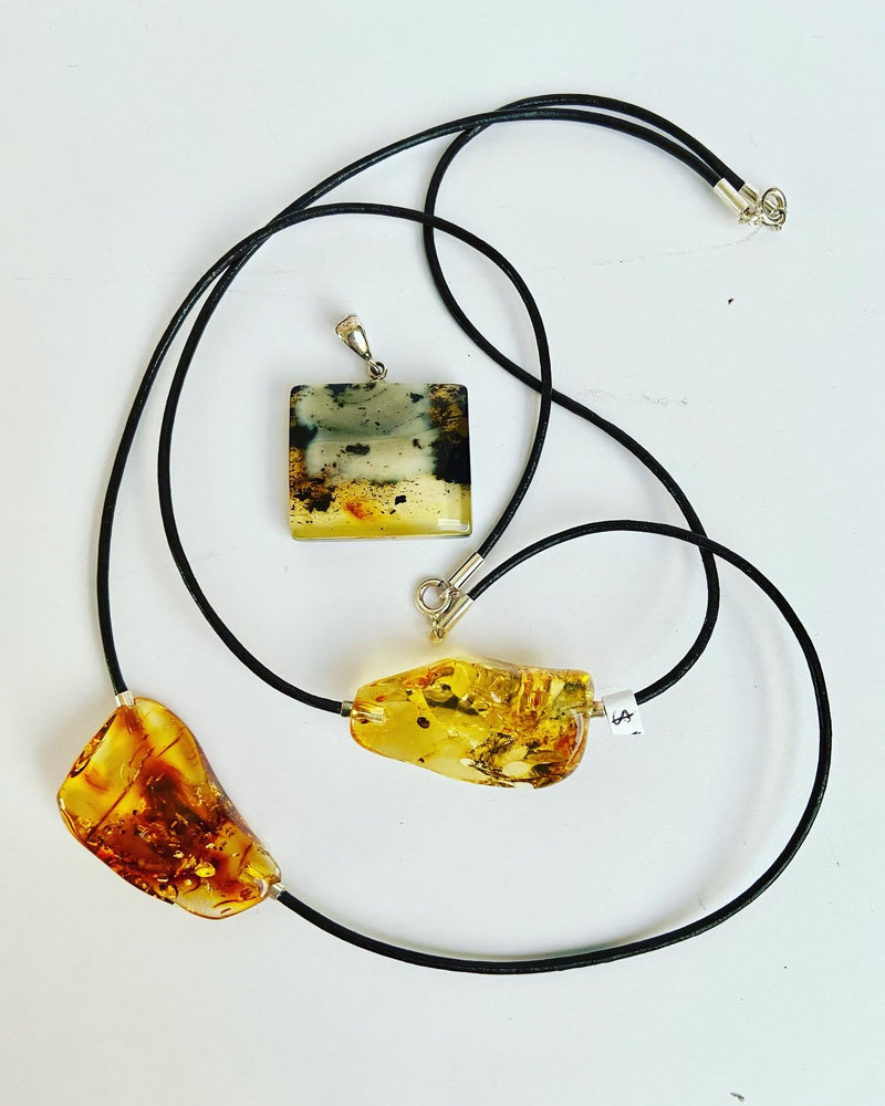 Art Amber Pendent