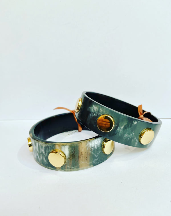Black Natural + Gold Bracelet