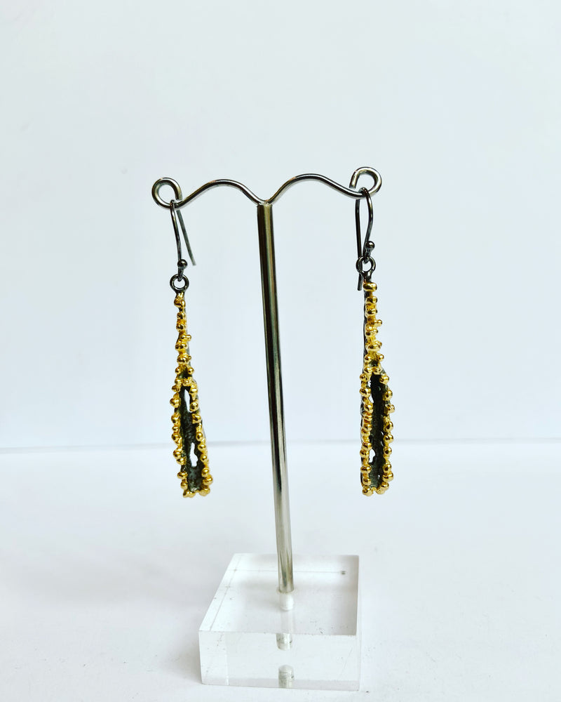 Matt Organic Minimal Earrings