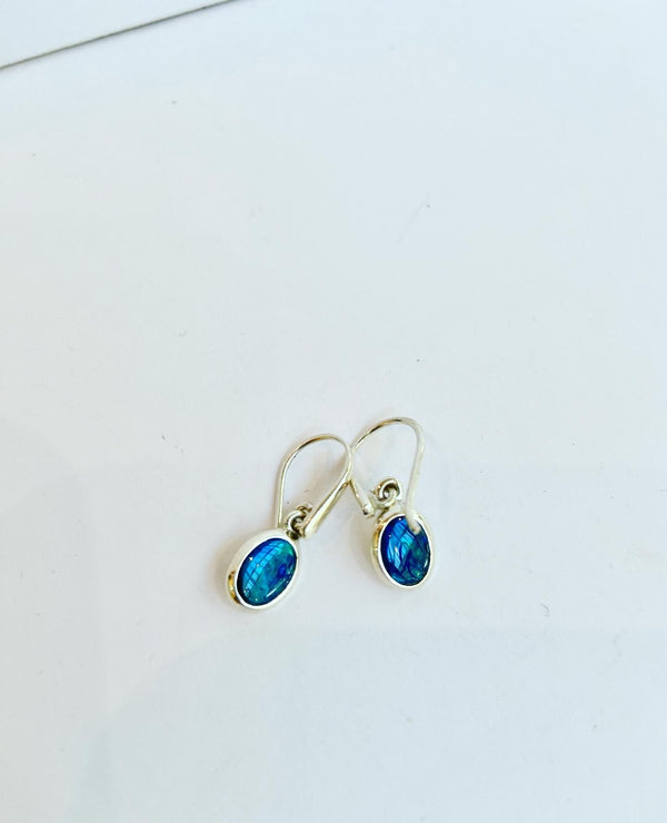 Opal Blue Earrings