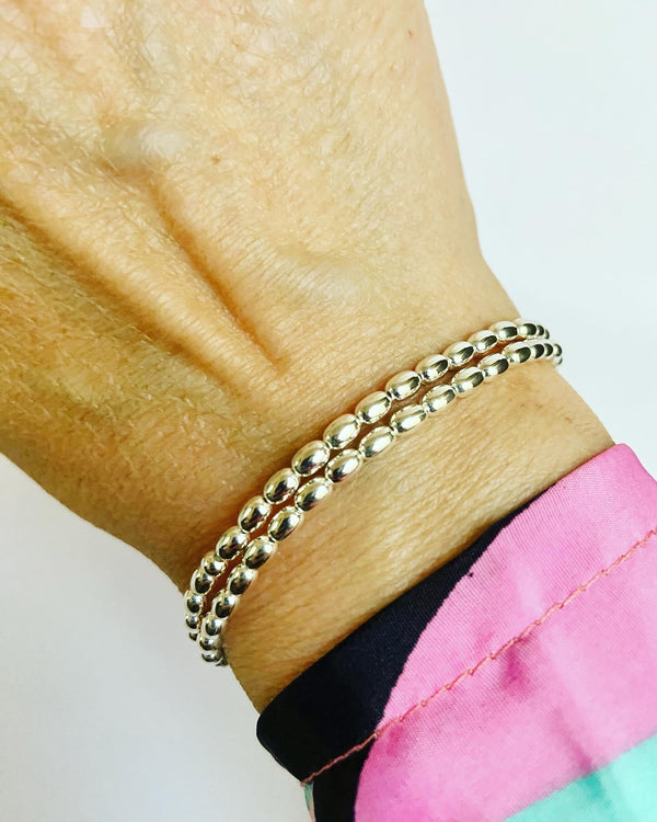 Silver Stretch Bracelet