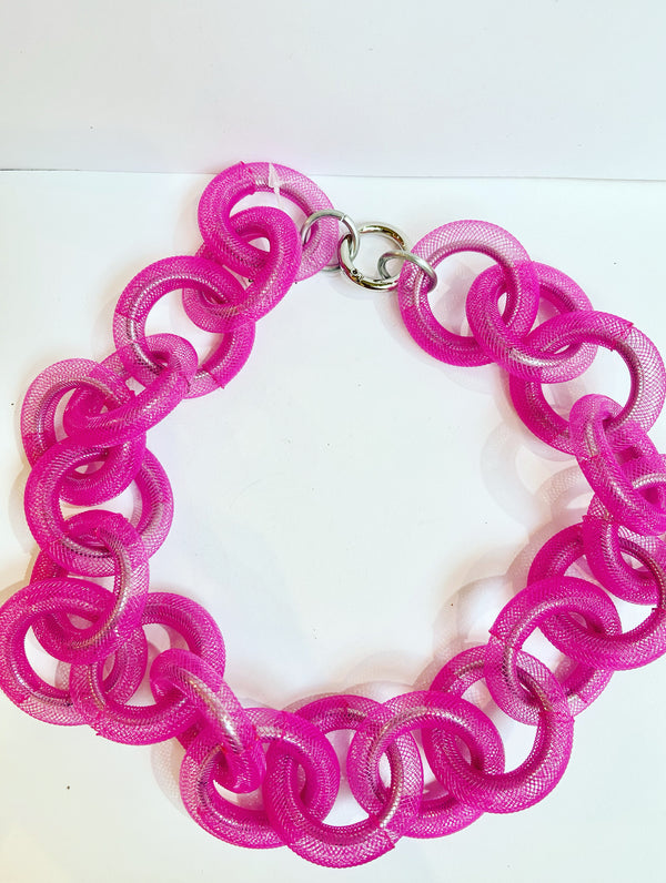 Mesh Links Necklace - 3 colours