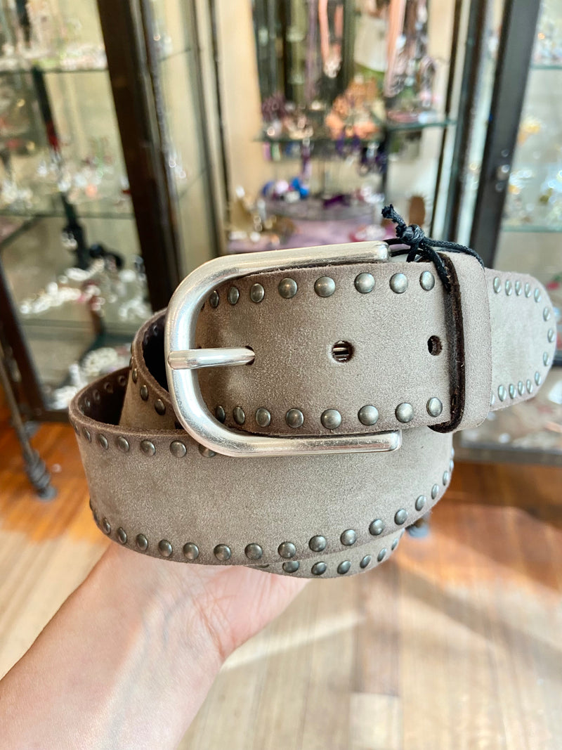 Mocca Studded Belt