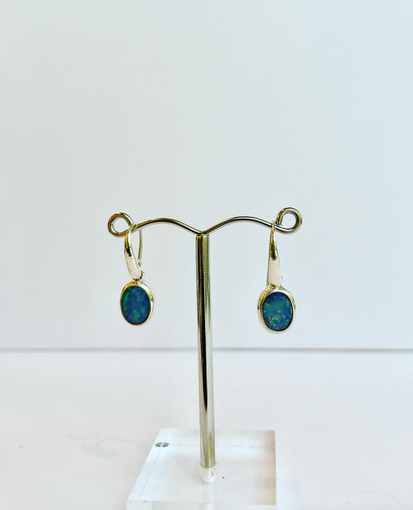 Opal Pale Blue Earrings