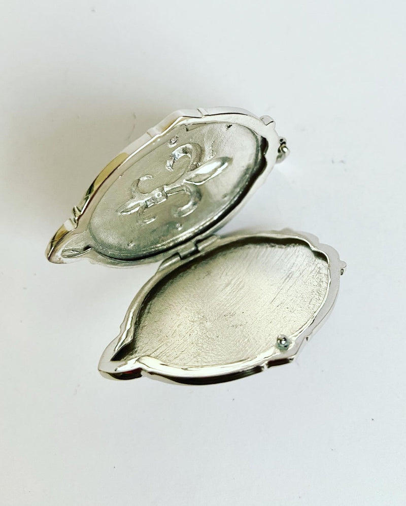 Sterling Silver Etched Locket