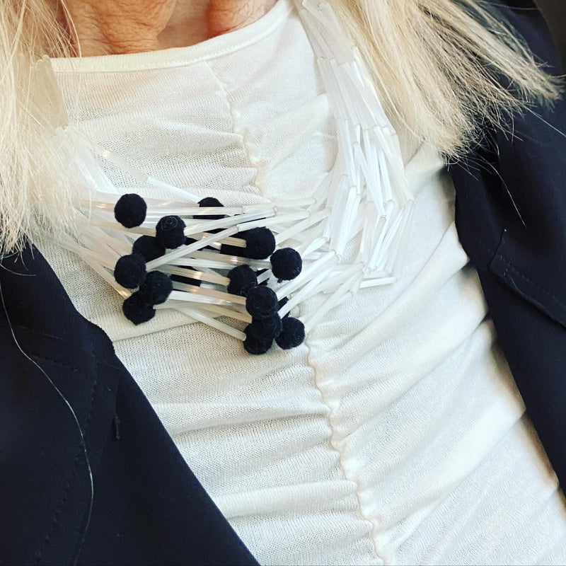 Pom Pom Neckace -4 colours