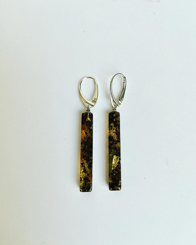 Amber Long Earrings