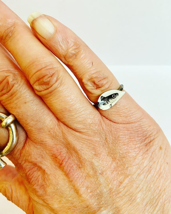 Fish Enamel Ring