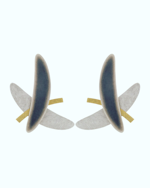 Twin Moon Earrings