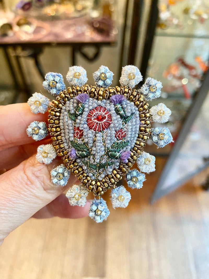 Embroidered Heritage Heart