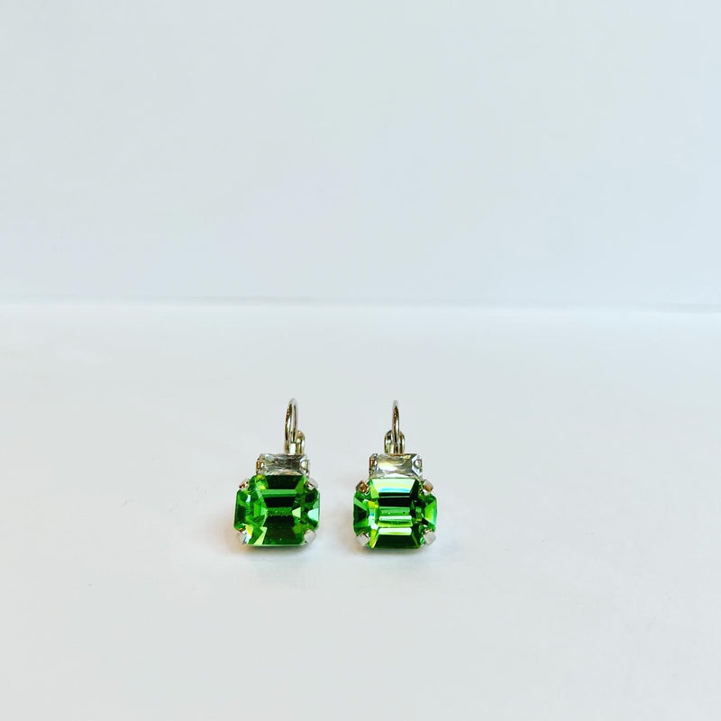 Art Deco Rectangular Hook Earrings - 8 colours