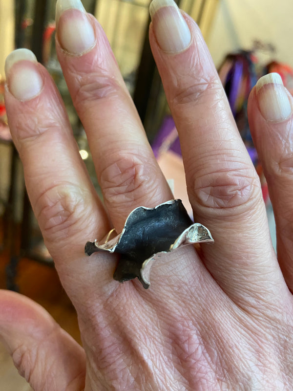 Curl + Frill Edge Ring