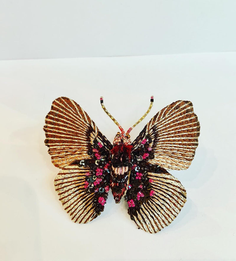 False Acraea Butterfly Brooch