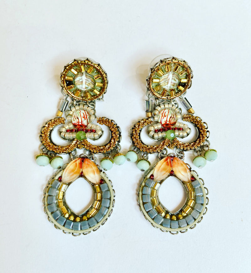 Ayala Bar Golden Statement Earrings