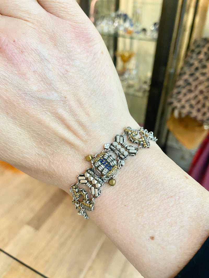 Ayala Bar Metallic Grey Bracelet