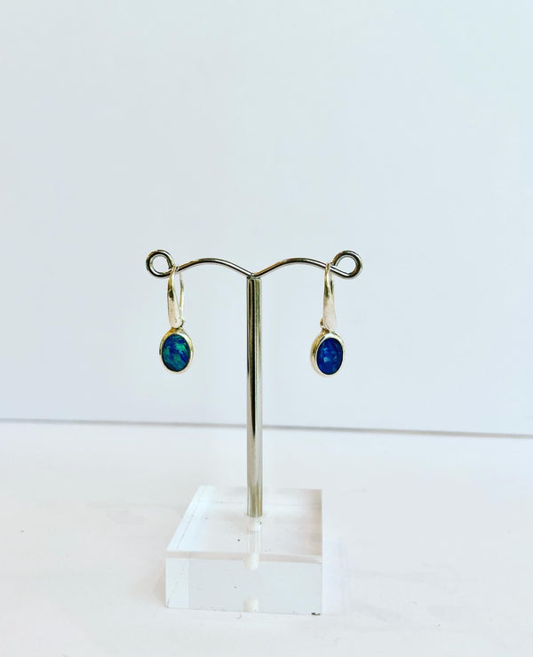Opal Blue Earrings