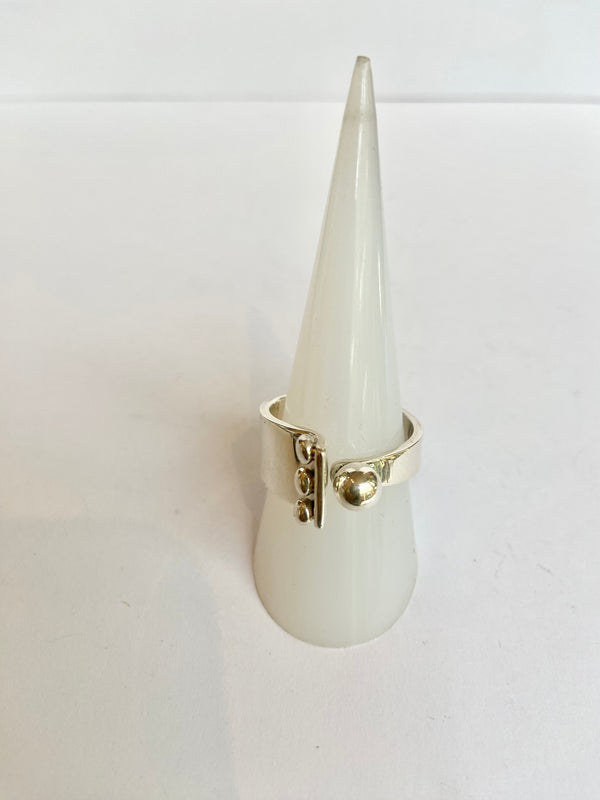 Sculpted Dot Ring