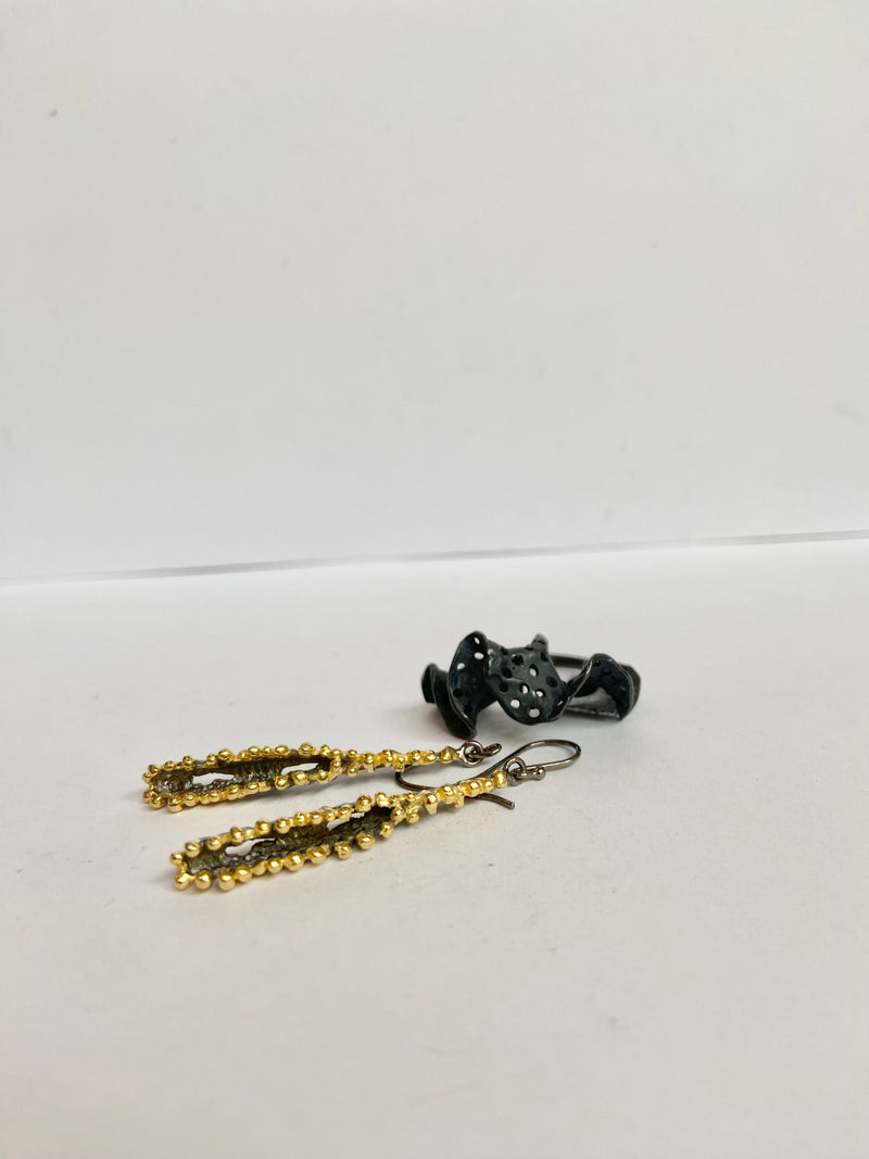 Matt Organic Minimal Earrings
