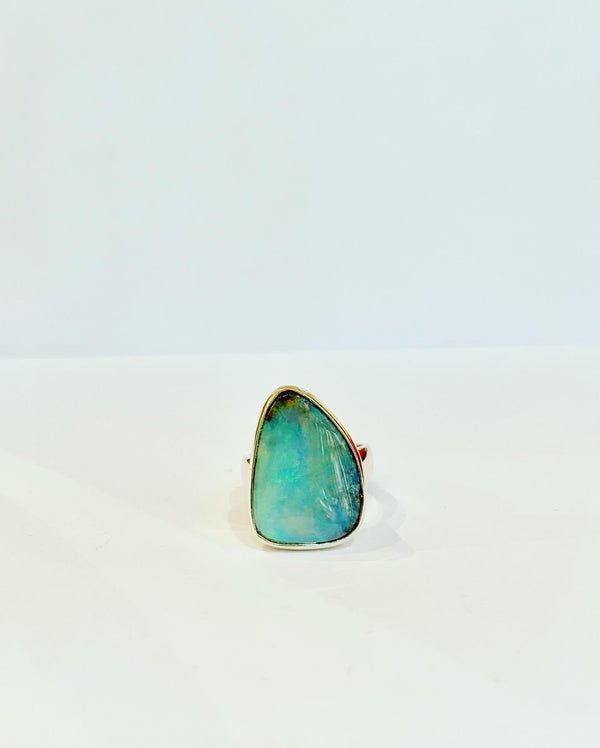 Sea Green Boulder Opal