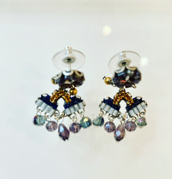 Ayala Bar Black Tassle Earrings