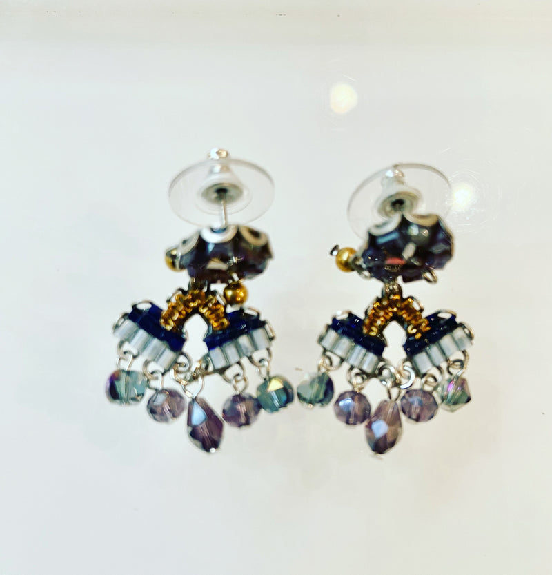 Ayala Bar Black Tassle Earrings