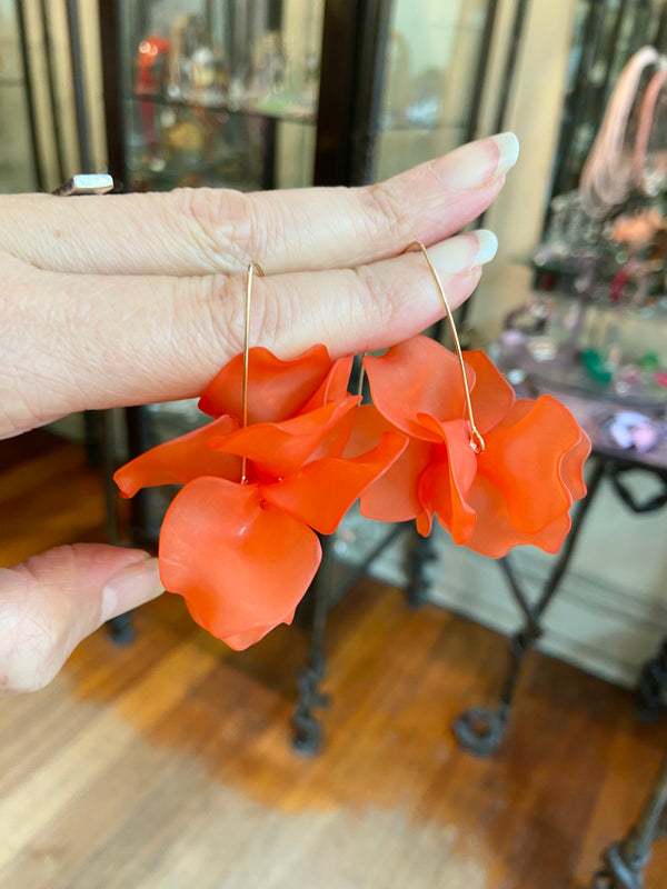 Petal Flower Earrings - 6 colours