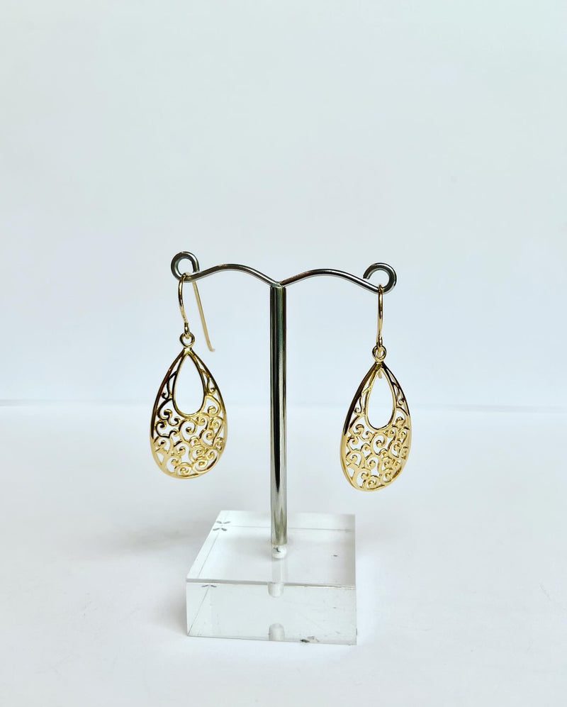 Teardrop Lace Earrings - 3 colours