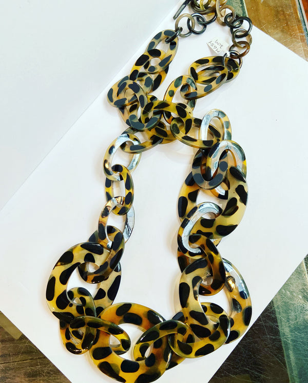 Leopard Link Necklace