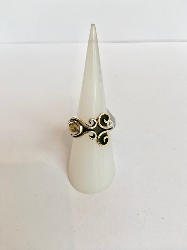 Sculpted Swirl Ring