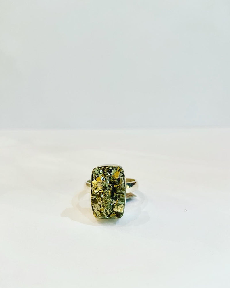 Pyrite Gemstone Ring