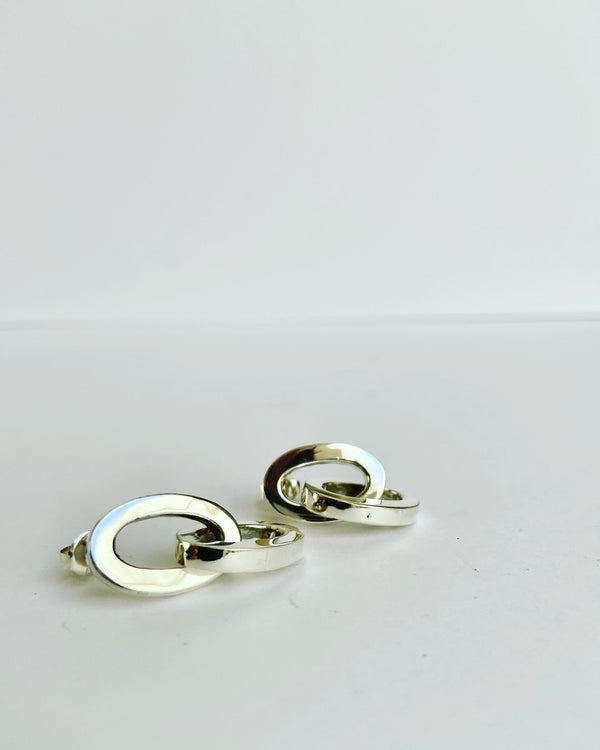 Oval Link Earrings