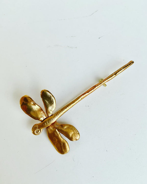 Bronze Dragonfly / Libellula Brooch