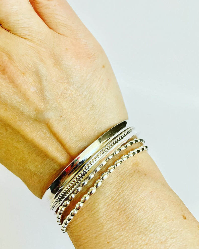 Silver Stretch Bracelet