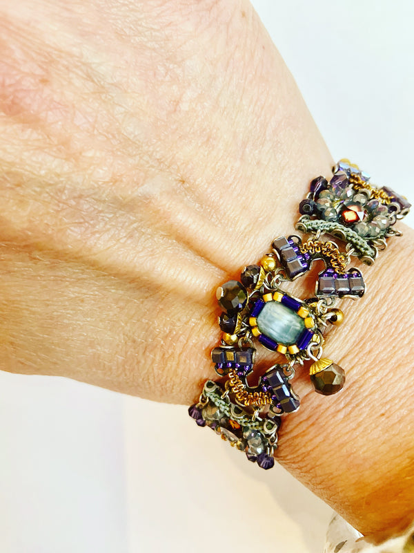 Ayala Bar Midnight Purple + Blue Bracelet