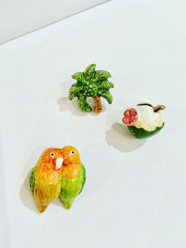 French Porcelain Pins - 3 options