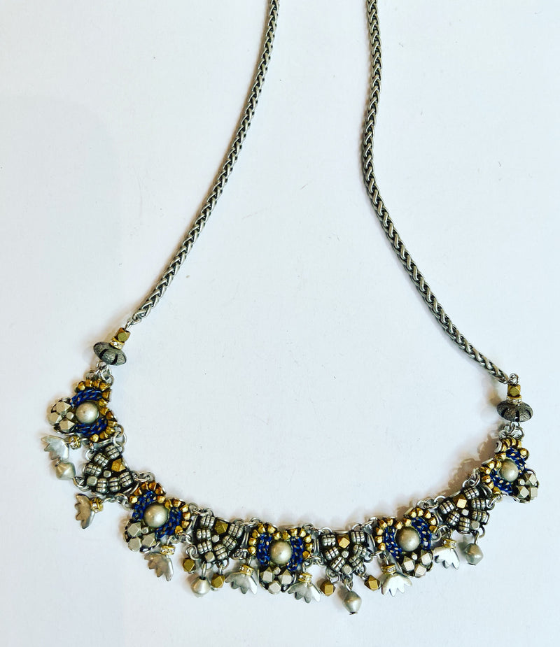 Ayala Bar Metallic Grey Necklace
