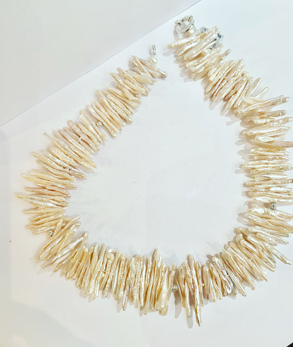 Keshi Blush Pearl Necklace