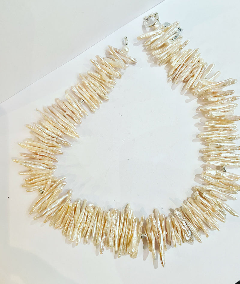 Keshi Blush Pearl Necklace