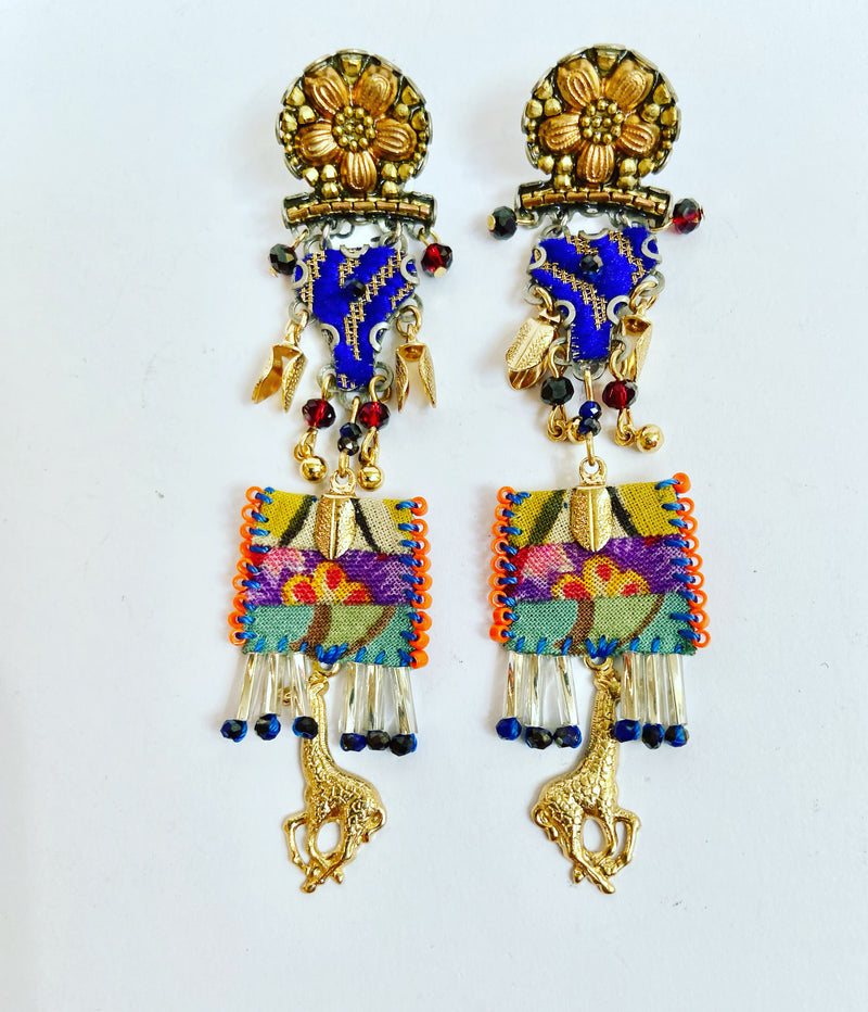 Ayala Bar Multi Giraffe Earrings